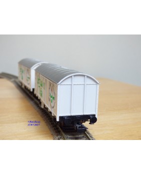 LILIPUT 229 05, wagons couverts pour  bière  SCHWABEN BRAU   DB  neuf   BO