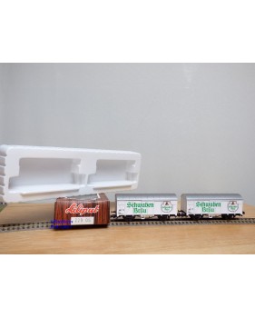 LILIPUT 229 05, wagons couverts pour  bière  SCHWABEN BRAU   DB  neuf   BO
