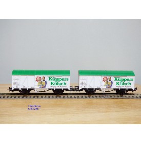 LILIPUT 229 07, wagons couverts pour  bière  SCHWABEN BRAU   DB  neuf   BO