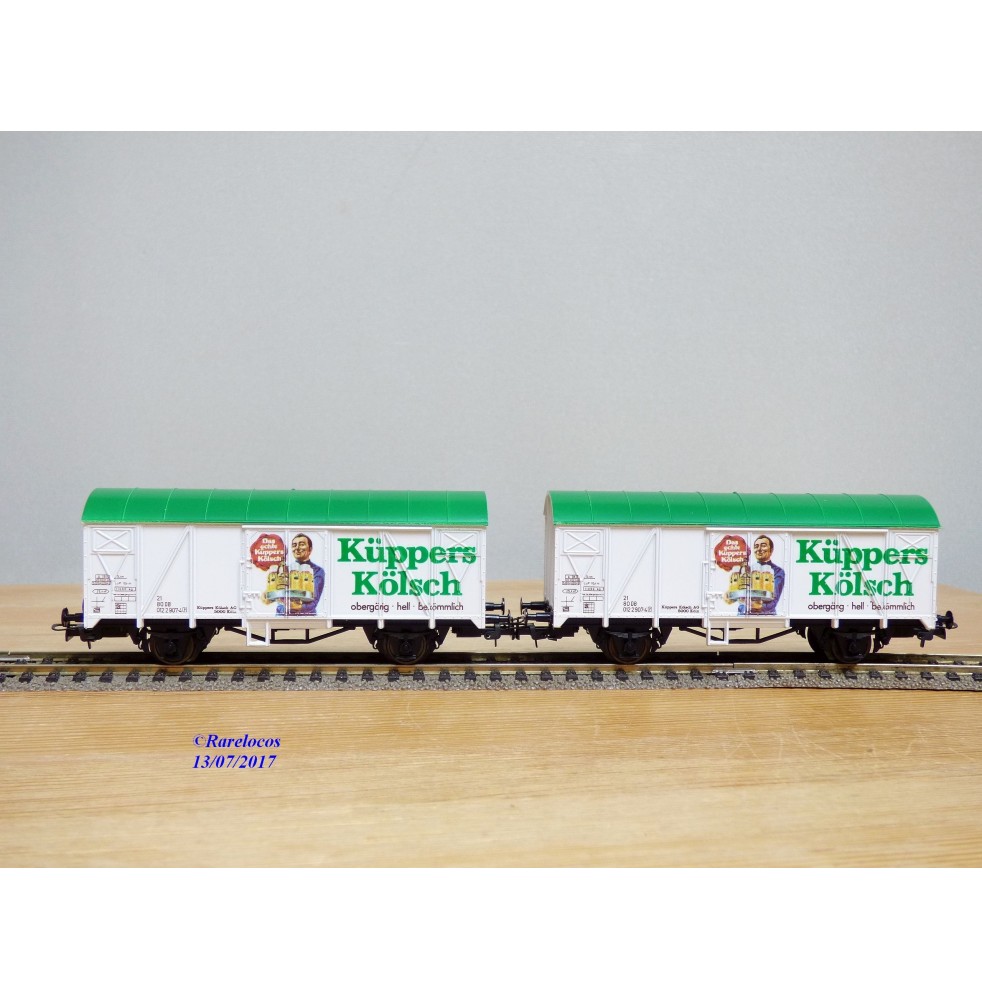 LILIPUT 229 07, wagons couverts pour  bière  SCHWABEN BRAU   DB  neuf   BO