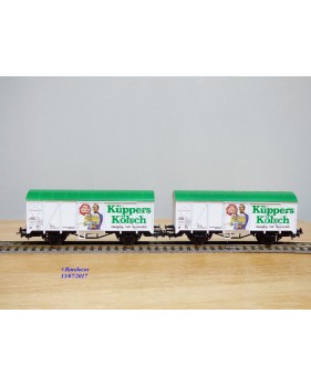 LILIPUT 229 07, wagons couverts pour  bière  SCHWABEN BRAU   DB  neuf   BO