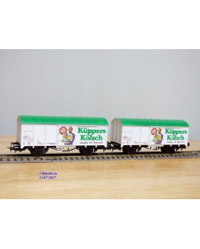 LILIPUT 229 07, wagons couverts pour  bière  SCHWABEN BRAU   DB  neuf   BO