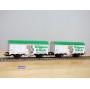 LILIPUT 229 07, wagons couverts pour  bière  SCHWABEN BRAU   DB  neuf   BO
