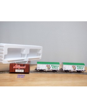 LILIPUT 229 07, wagons couverts pour  bière  SCHWABEN BRAU   DB  neuf   BO