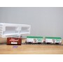 LILIPUT 229 07, wagons couverts pour  bière  SCHWABEN BRAU   DB  neuf   BO