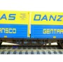 Fleischmann 5233, wagon plat porte conteneurs Lbs 598  BTmms   DANZAS  GENTRANSCO  DB    neuf    BO