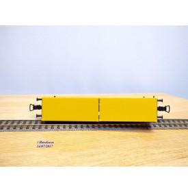 Fleischmann 5234 wagon plat porte conteneurs Lbs 598 World Travel Agency DB BO