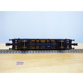 Fleischmann 5233, wagon plat porte conteneurs Lbs 598  BTmms   DANZAS  GENTRANSCO  DB    neuf    BO