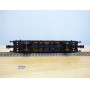 Fleischmann 5233, wagon plat porte conteneurs Lbs 598  BTmms   DANZAS  GENTRANSCO  DB    neuf    BO
