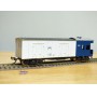 TER  ???, rare wagon mixte  réfrigérant / cabine  à bogies N° : 100 24   JNR   BO