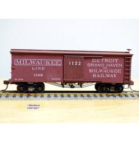 CENTRAL VALLEY  B 911, wagon couvert ancien en bois Detroit, Grand Haven and Milwaukee   BO