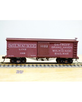 CENTRAL VALLEY  B 911, wagon couvert ancien en bois Detroit, Grand Haven and Milwaukee   BO