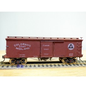 CENTRAL VALLEY  B 97, wagon couvert ( boxcar ) ancien en bois Colorado Midland   BO