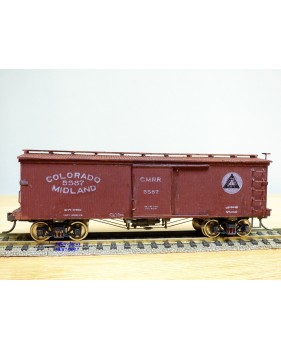 CENTRAL VALLEY  B 911, wagon couvert ancien en bois Detroit, Grand Haven and Milwaukee   BO
