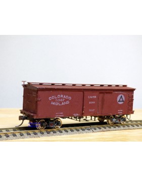 CENTRAL VALLEY  B 97, wagon couvert ( boxcar ) ancien en bois Colorado Midland   BO