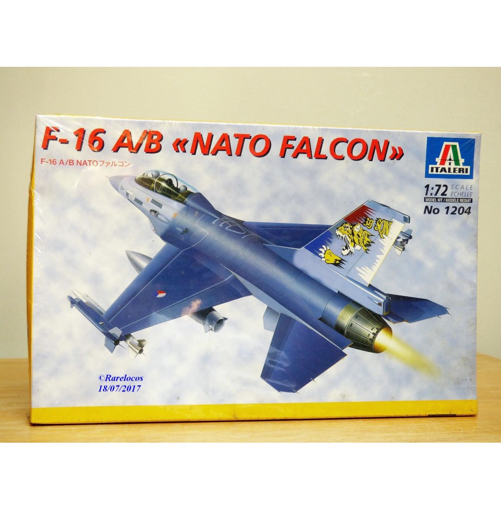 ITALERI 1204,  chasseur bombardier   F-16  A/B  NATO  FALCONBO   Neuf 1/72