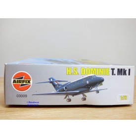 AIRFIX 03009,  HAWKER SIDDELEY  H.S 125  " Dominie T.Mk I "    RAF  Neuf   BO   1/72
