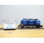 ELECTROTREN  1604,  wagon à 3 silos pour pulvérulents  type Us  AUSILIARE   FS        BO
