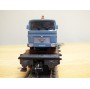 FLEISCHMANN  / WIKING  5219,  wagon plat chargé camion benne MAN  DB  BO