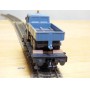 FLEISCHMANN  / WIKING  5219,  wagon plat chargé camion benne MAN  DB  BO