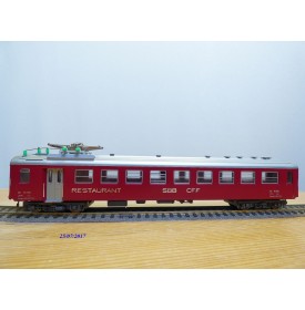 FLEISCHMANN 5131,  wagon restaurant à pantographe Dr 10136   SBB    neuf  BO