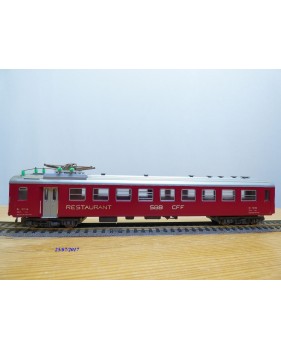 FLEISCHMANN 5131,  wagon restaurant à pantographe Dr 10136   SBB    neuf  BO