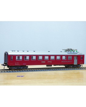 FLEISCHMANN 5131,  wagon restaurant à pantographe Dr 10136   SBB    neuf  BO