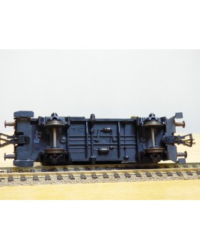 FLEISCHMANN 1475 D,  wagon citerne ancien  à plate forme de serre freins  DEA   DB   neuf    BO