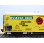FLEISCHMANN 1467 H, wagon couvert  réfrigérant type Tmehs 50  HOLSTEN-BIER  DB  neuf  BO
