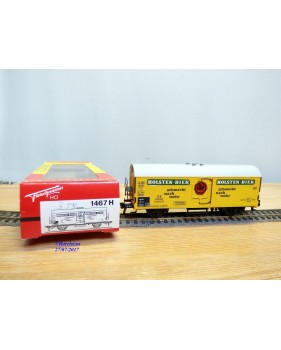 FLEISCHMANN 1467 H, wagon couvert  réfrigérant type Tmehs 50  HOLSTEN-BIER  DB  neuf  BO