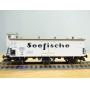 FLEISCHMANN 5381 K, wagon couvert à 3 essieux  SEEFISCHE   DR   neuf   BO 
