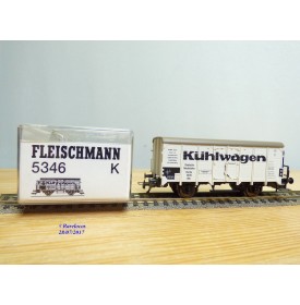 FLEISCHMANN  5346 K,  wagon réfrigérant  à guérite  type Ghk  Kühlwagen  DR   neuf    BO