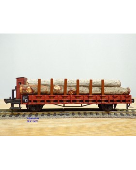 FLEISCHMANN  1482, wagon plat à ranchers    DB   neuf  BO
