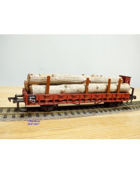 FLEISCHMANN 5354 wagon couvert à claire voie type Vh 04 DB BO