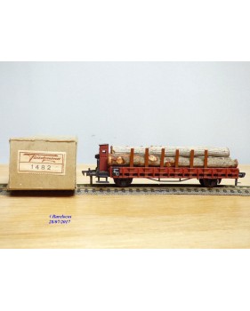 FLEISCHMANN  1482, wagon plat à ranchers    DB   neuf  BO