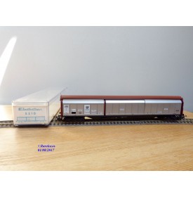 ELECTROTREN 5510,  wagon couvert grande capacité à parois coulissantes  type Habiqss DB ET DB  neuf  BO  RENFE   neuf  BO