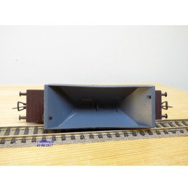 Fleischmann 5234 wagon plat porte conteneurs Lbs 598 World Travel Agency DB BO