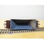 Fleischmann 5234 wagon plat porte conteneurs Lbs 598 World Travel Agency DB BO