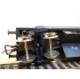 Fleischmann 5234 wagon plat porte conteneurs Lbs 598 World Travel Agency DB BO