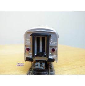 JOUEF  8650, voiture grandes lignes inox mixte 1 Cl. / fourgon  A2Dtux  éclairé  TEE PBA   SNCF   neuf   BO                    