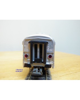 JOUEF  8650, voiture grandes lignes inox mixte 1 Cl. / fourgon  A2Dtux  éclairé  TEE PBA   SNCF   neuf   BO                    