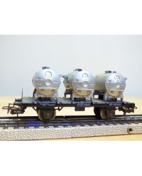 Märklin 48944 wagons plats type Bt 10 conteneurs à bière Königsbacher DB BO