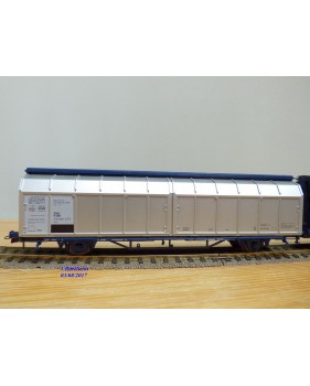 ROCO 44019, couplage de 2 wagons à parois coulissantes type  Habbins  DELACHER + CO   ÖBB   neuf   BO