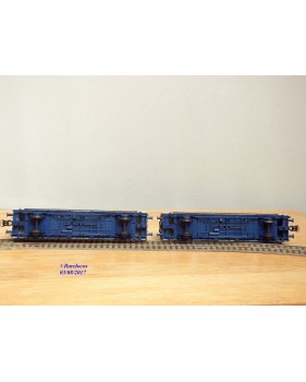 ROCO 44019, couplage de 2 wagons à parois coulissantes type  Habbins  DELACHER + CO   ÖBB   neuf   BO