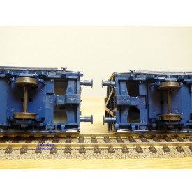 ROCO 44019, couplage de 2 wagons à parois coulissantes type  Habbins  DELACHER + CO   ÖBB   neuf   BO