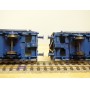 ROCO 44019, couplage de 2 wagons à parois coulissantes type  Habbins  DELACHER + CO   ÖBB   neuf   BO