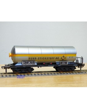 FLEISCHMANN 1499 R,  wagon citerne pare soleil  à plate forme de serre freins  RUHR-STICKSTOFF AG  DB    neuf   BO