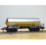FLEISCHMANN 1499 R,  wagon citerne pare soleil  à plate forme de serre freins  RUHR-STICKSTOFF AG  DB    neuf   BO