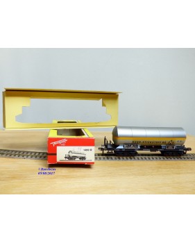 FLEISCHMANN 1499 R,  wagon citerne pare soleil  à plate forme de serre freins  RUHR-STICKSTOFF AG  DB    neuf   BO