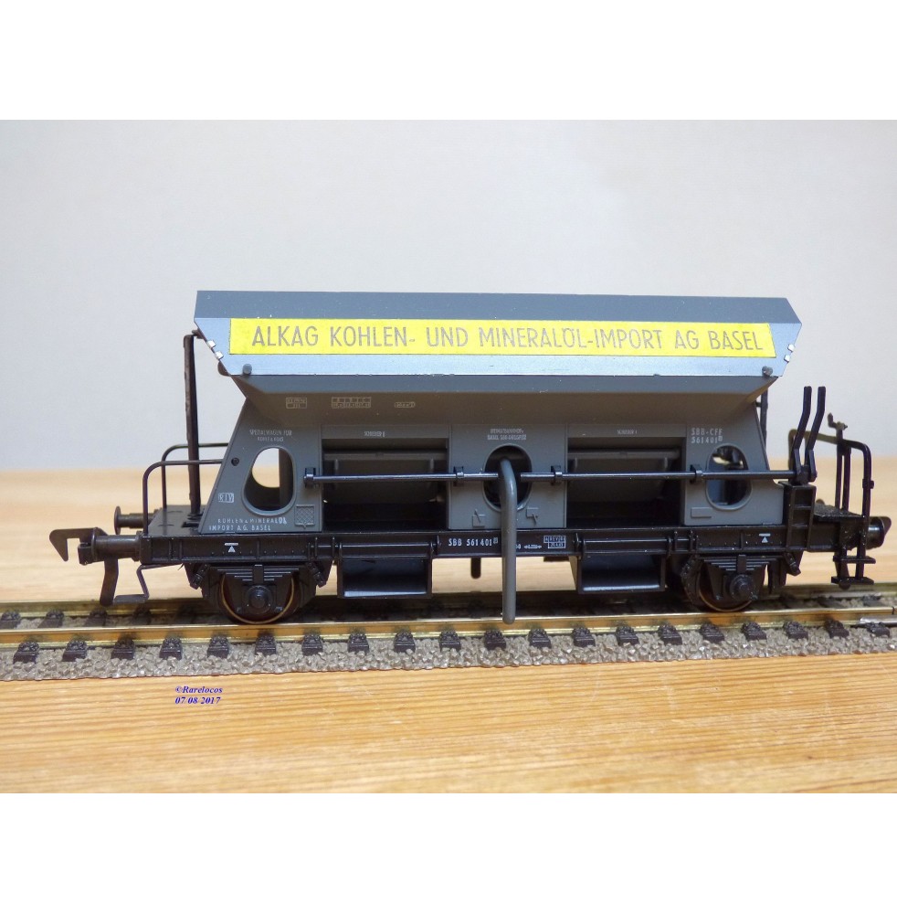 Fleischmann 1486 S, wagon trémie fonctionnel ALKAG  SBB  neuf  BO